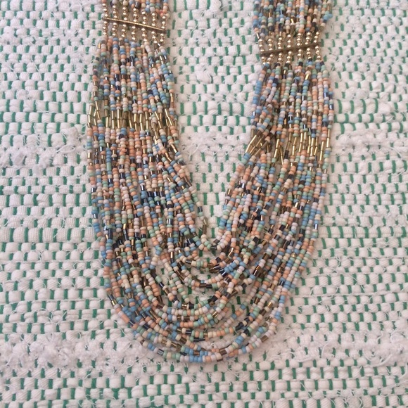 Beaded Statement Necklace - Picture 3 of 5